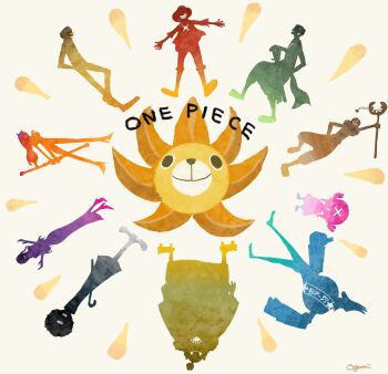 Rule 34 | 2girls, 6+boys, antlers, artist name, branded, brook (one piece), cane, cigarette, clima-tact, copyright name, crossed arms, cyborg, earrings, facial scar, franky (one piece), geta, group picture, hat, highres, jewelry, jinbe (one piece), long hair, monkey d. luffy, multiple boys, multiple girls, nami (one piece), nami (one piece) (return to sabaody), nico robin, nico robin (return to sabaody), one piece, oooooogu24, reindeer antlers, roronoa zoro, sanji (one piece), scar, scar on cheek, scar on chest, scar on face, shoulder tattoo, silhouette, simple background, slingshot (weapon), smoking, spiked hair, straw hat, tattoo, thousand sunny, tony tony chopper, usopp, white background