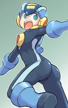 1boy ass bodysuit kirimoro mega_man_(series) mega_man_battle_network megaman.exe