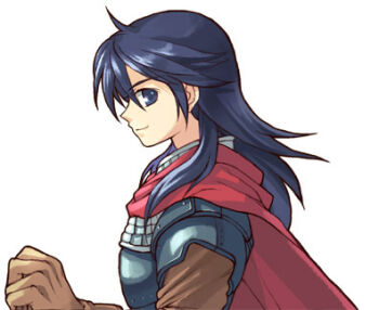 1boy 4leaf archived_source armor black_eyes black_hair breastplate brown_gloves brown_sleeves cape character_request commentary_request from_side game_cg gloves hair_over_shoulder korean_commentary looking_at_viewer lowres male_focus nexon nose official_art profile red_cape silver_armor simple_background smile softmax split_mouth straight_hair tales_weaver tiv upper_body white_background