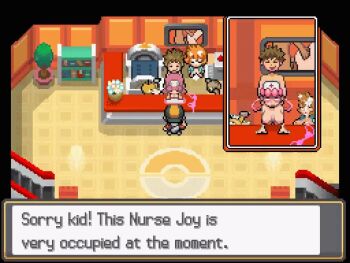 2boys 2girls after_fellatio after_vaginal aftersex ahegao animated animated_gif blush blush_stickers bouncing_breasts bra breasts brock_(pokemon) bukkake cum cum_in_mouth cum_on_body cum_on_hair dialogue_box doggystyle ethan_(pokemon) facial from_behind game_cg gen_1_pokemon geodude grabbing_from_behind gym_leader hat heads-up_display huge_breasts jacket jiggle joy_(pokemon) large_breasts legs long_hair looping_animation misty_(pokemon) multiple_boys multiple_girls nintendo nipples nude nurse nurse_cap orange_hair penis pink_bra pink_hair pixel_art pokemon pokemon_center pokemon_hgss psyduck public_indecency public_nudity recording sex sex_from_behind standing standing_sex thighs turtle_sausage turtle_soup twintails underwear user_interface vaginal watching white_jacket zenra