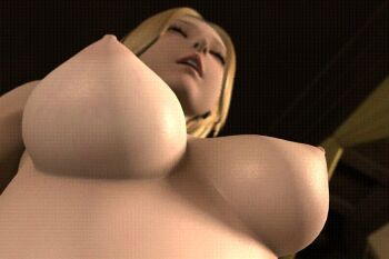 Rule 34 | 1boy, 1girl, 3d, 8380, animated, animated gif, bed, blonde hair, bouncing breasts, breasts, closed eyes, hetero, indoors, long hair, monsters of the sea, monsters of the sea 3, nude, sex, yoshino momiji