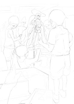 character_request clothes_lift doll doll_joints drawfag garter_belt garter_straps hat hypnosis indie_virtual_youtuber joints mind_control multiple_boys nipples panties pervert skirt skirt_lift thighhighs underwear virtual_youtuber