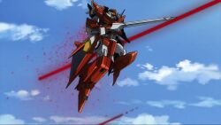 action animated audible_speech beam_rifle defeated_villainess directed-energy_weapon energy_beam energy_cannon energy_gun energy_sword energy_weapon english_audio freckles gn-x gun gundam gundam_00 gundam_throne_drei humiliation mecha mecha_pilot_suit missed_shot nena_trinity peril robot ryona screaming soma_peries sound sword tagme video weapon