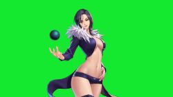 1girl animated bouncing_breasts breasts cleavage crossover highres large_breasts merlin_(nanatsu_no_taizai) nanatsu_no_taizai navel official_art revealing_clothes snk solo tagme the_king_of_fighters_all-stars video