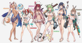 6+girls :d absurdres alternate_costume animal_ears antlers arm_strap bag bare_legs beach bell bikini bikini_skirt bird black_choker bloom_(irys) blue_eyes blue_hair blue_nails boros_(ouro_kronii) bow branch breasts bridal_gauntlets brown_eyes brown_hair can cantaloupe ceres_fauna choker cleavage collarbone commission crossed_bangs dark-skinned_female dark_skin demon_wings denim denim_shorts drink_can drinking_straw eliskalti eyelashes eyewear_lift eyewear_on_head fangs feather_hair_ornament feathers feet flip-flops flower food friend_(nanashi_mumei) frilled_bikini frills fruit full_body gloom_(irys) goggles goggles_around_neck green_hair grey_background guyrys hair_between_eyes hair_flower hair_intakes hair_ornament hair_over_one_eye hairband hairclip hakos_baelz hand_up handbag head_tilt head_wings heterochromia hieroglyphics high_heels highleg highleg_bikini highres holding holding_water_gun hololive hololive_english hooman_(nanashi_mumei) horns ice_cream ice_cream_cone irys_(hololive) jacket kronie_(ouro_kronii) large_breasts leaning_to_the_side legs long_hair long_sleeves looking_at_viewer lotion medium_breasts melon micro_shorts mouse_ears mouse_tail multicolored_hair multiple_girls nail_polish nanashi_mumei navel neck_bell nemu_(ceres_fauna) off_shoulder open_clothes open_jacket open_mouth orange_eyes ouro_kronii owl parted_lips pink_eyes pink_nails pointy_ears ponytail red_hair runes sand sandals sandwich sapling_(ceres_fauna) shadow shiny_skin short_hair shorts sideboob sidelocks simple_background skindentation smile smol_ame soda_can standing stomach strapless strapless_bikini strappy_heels streaked_hair string_bikini submarine_sandwich sunglasses sunscreen super_soaker swimsuit tail tail_bow tail_ornament thigh_strap thighs toenail_polish toenails toes tsukumo_sana twintails underboob very_long_hair virtual_youtuber water_gun watson_amelia weapon white_background white_bikini white_hair wings yellow_eyes
