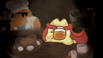 Rule 34 | bandana waddle dee, beer mug, chef kawasaki, cowboy, cowboy western, cup, highres, kirby (series), kirby air ride, kirby air riders, mug, nintendo, non-web source, starman (kirby), western