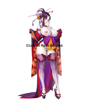 1girl breasts large_breasts lilith-soft solo taimanin_(series) taimanin_rpgx