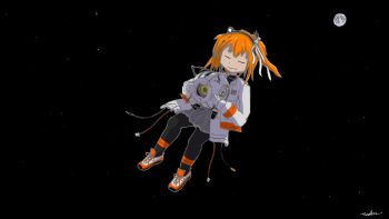 1girl 1robot_girl abandoned adachi_rei aglet ahoge alternate_ending androgynous android antennae apollo artist_logo artist_name artist_self-reference astronaut audible_music audio_jack belt black_pantyhose bow cable closed_eyes closed_mouth clothes_writing coat_partially_removed computer_chip cover dreaming eyelids falling female_focus first-party_edit first-party_source flashlight floating floating_clothes floating_hair floating_object game_cg glass_lens gloves graphics_card hair_ribbon half-life_(series) half-life_2:_lost_coast handlebar happy hard_drive hazard_stripes headgear headphones headphones_over_headwear headset hinge holster hugging_object jacket_over_hoodie knees_up lab_coat led light_smile lighting_practice logo loose_clothes machinery moon mszsc music_video number_tattoo object_through_head orange_eyes orange_hair orange_shoes pantyhose parody_request patterned_clothing patterned_gloves patterned_legwear personality_core physics picture_frame pocket portal portal_(series) portal_2 pose_imitation reference_request related ribbon robot rotating_block router running_shoes sata_cable satellite science_fiction scratched_paint screw screw_in_head searching_for_a_world_that_doesn&#039;t_exist searchlight shadow shirt shoelaces shoes short_hair_with_long_locks side_ponytail simple_background skirt sleeping song_name sound space space_core sphere_body star_(sky) tattoo transistor_(object) turtleneck turtleneck_shirt usb_b_cable usb_cable utau utau_bot_(utau) utauloid utility_belt valve valve_corporation video_game_cover vocaloid waveform white_gloves white_ribbon white_ribbonred_hairband wireless yellow_eyes youtube_username zero_gravity zipper