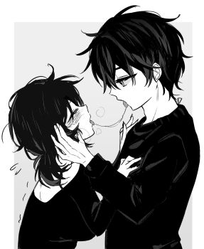 1boy 1girl after_kiss andrew_graves artist_request ashley_graves hetero incest saliva saliva_trail second-party_source siblings the_coffin_of_andy_and_leyley tongue tongue_out