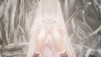 1girl black_hair breasts code_vein highres karen_(code_vein) large_breasts sideboob tagme