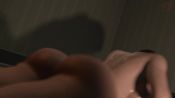 1boy 1girl 3d animated ass blue_eyes dark-skinned_male dark_skin dead_or_alive fellatio hetero indoors interior interracial nude oral penis pov sound sumthindifrnt tina_armstrong uncensored video