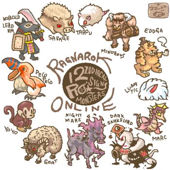 1boy bird boar chibi chinese_zodiac commentary_request copyright_name creature demon eddga evil_snake_lord fish full_body goat goat_(ragnarok_online) holding holding_shield holding_sword holding_weapon horse kobold_leader lowres lunatic_(ragnarok_online) mamaji marc_(ragnarok_online) minorous minotaur monkey monster mouse_(animal) nightmare_(ragnarok_online) open_mouth peco_peco rabbit ragnarok_online savage_(ragnarok_online) seahorse shield simple_background snake sword tarou_(ragnarok_online) tiger weapon white_background year_of_the_dog year_of_the_dragon year_of_the_goat year_of_the_horse year_of_the_monkey year_of_the_ox year_of_the_pig year_of_the_rabbit year_of_the_rat year_of_the_rooster year_of_the_snake year_of_the_tiger yoyo_(ragnarok_online)