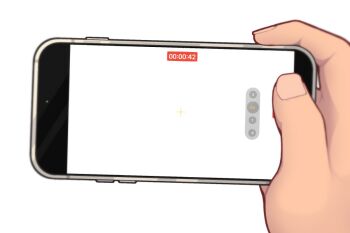 1other alpha_transparency cellphone commentary_request hand_focus miriota original phone pov pov_hands recording smartphone template timestamp transparent_background viewfinder