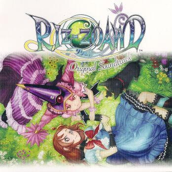 Rule 34 | 2girls, blue dress, bow, bowtie, dog, dorothy gale, dorothy gale (riz-zoawd), dress, field, flower, flower field, grass, hat, long hair, looking at viewer, lying, multiple girls, official art, on back, on stomach, pink hair, red bow, red bowtie, red eyes, red hair, riz-zoawd, the wizard of oz, toto (the wizard of oz), twintails, witch, witch hat