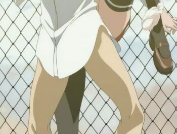 00s 1boy 1girl 2005 animal_ears animated animated_gif bible_black bible_black_only breasts clothed_sex covered_erect_nipples dress fence green_hair hetero ito_mika large_breasts leg_hold leg_up legs_apart long_hair open_mouth outdoors panties panties_around_ankles panties_around_leg panty_pull rabbit_ears red_dress school school_roof school_rooftop school_uniform sex spread_legs sunset tagme thigh_grab thighhighs underwear vaginal zettai_ryouiki