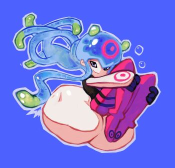 ass digimon digimon_(creature) jellyfish_girl jellymon monster_girl tentacle_hair tentacles what why