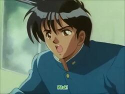 1990s_(style) 1boy 1girl animal_ears animated anime_screenshot ass atami_kousuke blackmail breasts camera cat_ears cum cum_in_mouth cum_on_body cum_on_upper_body doggystyle evil_grin evil_smile facial fellatio female_masturbation fingering grin hetero hidden_camera inran_na_onna_(shin_angel) interrogation large_breasts lowres masturbation medium_breasts missionary moaning new_angel nipples nude oral orange_hair orgasm outdoors retro_artstyle running school_uniform school_yard seductive_smile sex sex_from_behind shin_angel smile sound tagme tasting tree u-jin uncensored vaginal video