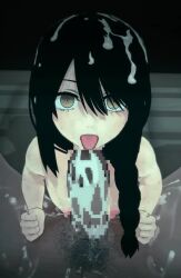 1boy 1girl 3d animated black_hair braid breasts breasts_squeezed_together censored chainsaw_man cum cum_on_body cum_on_hair cum_on_penis cum_on_self cum_on_upper_body dark dark-skinned_male dark_skin ears empty_eyes expressionless facial flat_chest hair_between_eyes hetero koikatsu_(medium) large_penis loli long_hair looking_at_viewer male_pubic_hair medium_hair mosaic_censoring naizuri nayuta_(chainsaw_man) netorare night nipples no_bra nose nude open_mouth paizuri penis pov pov_crotch pubic_hair rape red_ribbon ribbon ringed_eyes school_uniform serafuku single_sidelock solo_focus tagme teeth tongue tongue_out topless_female upper_teeth_only video yellow_eyes