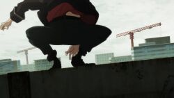 Rule 34 | animated, axel (lazarus), black hair, blonde hair, christine (lazarus), city, drone, firing, gun, lazarus, long hair, parkour, pov, running, sound, tagme, video, weapon