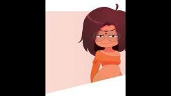 animated anus audible_speech brown_hair condom condom_on_penis cottontailva english_audio feet feet_up glasses lying mating_press moaning narrowed_eyes navel nonamoth on_back penis pumping sex shirt sound stirrup_legwear talking toeless_legwear vaginal video