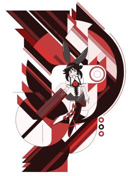 Rule 34 | 1girl, absurdres, adapted costume, arm cannon, asymmetrical legwear, black bow, black hair, black skirt, bow, bright pupils, center frills, closed mouth, commentary request, frills, full body, geometric pattern, hair bow, harano kaguyama, highres, looking at viewer, medium hair, red eyes, red shoes, reiuji utsuho, shapes, shirt, shoes, short sleeves, sidelocks, skirt, solo, third eye, touhou, weapon, white pupils, white shirt