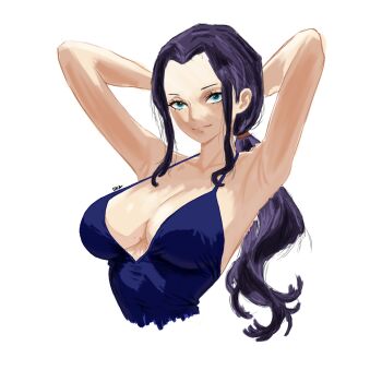 1girl breasts iikaise large_breasts long_hair nico_robin one_piece