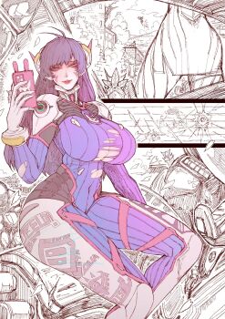 breasts character_request d.va_(overwatch) highres jun_wu_mo non-web_source overwatch source_request tagme