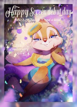 Rule 34 | 1girl, blue dress, blue eyes, breasts, chipmunk ears, chipmunk girl, clarice (disney), disney, dress, eyelashes, flower, full body, hair flower, hair ornament, highres, looking at viewer, mickey mouse &amp; friends, open mouth, rl10 02, small breasts, smile, solo