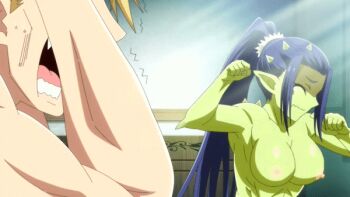animated animated_gif breasts gobuko_nggiell monster_girl nipples peter_grill_to_kenja_no_jikan