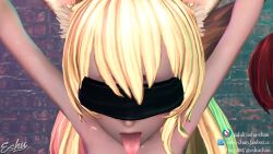 1girl 2futa 3d animal_ears animated artist_name ass baraag_username blindfold blonde_hair bouncing_breasts breast_expansion breasts cleavage completely_nude cum cumdrip ejaculation elin erection eshu-chan fanbox_username flat_chest fox_ears fox_girl fox_tail futa_with_female futanari grabbing_another&#039;s_breast groping highres huge_breasts inflation loli long_hair multiple_futa nipple_penetration nipples no_bra no_panties nude open_mouth penis pink_hair rabbit_ears rabbit_girl rabbit_tail red_hair restrained short_hair small_breasts tagme tail tail_wagging tera_online testicles tongue tongue_out veins veiny_penis very_long_hair video