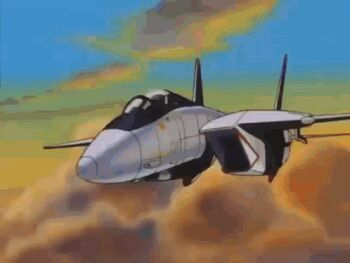 aircraft animated animated_gif area_88 explosion f-14_tomcat fire gun machine_gun mickey_simon mig-15 official_art smoke weapon