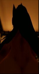 1girl 3d animal_ears animated anubis anubis_(mythology) ass ass_focus ass_shake black_hair bouncing bouncing_ass bouncing_breasts breasts completely_nude dark-skinned_female dark_skin earrings glasses implied_sex jackal_ears jewelry large_breasts long_hair looking_at_viewer looking_back nude ponytail pov red_eyes sexually_suggestive stubbystubby tagme video vrchat