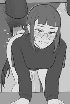 animal_penis artist_self-insert bestiality breasts cum cumdrip highres horse horse_penis medium_breasts monochrome original penis realda_(vibrantrida) sex vibrantrida