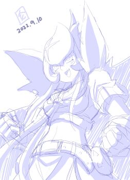 Rule 34 | 1girl, absurdres, bancholilimon, banchou, delinquent, digimon, highres, monster girl, plant, plant girl, scar, solo