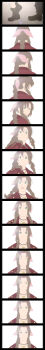 1boy 1girl absurdres aerith_gainsborough ameiro0814 baggy_pants black_border black_pants boots border braid braided_ponytail brown_boots brown_hair choker closed_eyes closed_mouth cloud_strife dress feet final_fantasy final_fantasy_vii final_fantasy_vii_remake flower_choker green_eyes hair_ribbon highres jacket long_dress long_hair long_image looking_at_viewer multiple_views open_mouth pants parted_bangs pink_dress pink_ribbon red_jacket ribbon sidelocks single_braid smile tall_image turning_around upper_body white_background