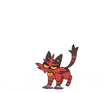 animated animated_gif cat colored_sclera evolution furry furry_male gen_7_pokemon handstand incineroar lowres nintendo pokemon pokemon_(creature) pokemon_sm solo sweat tail tape torracat upside-down yellow_sclera