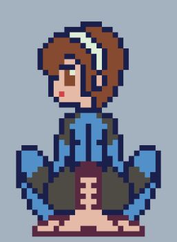 1boy 1girl animated animated_gif ass ass_focus ass_grab ass_shake back backboob black_bodysuit blue_gloves blush bodysuit boots breasts brown_eyes brown_hair cowgirl_position cum cum_in_pussy cum_on_back cum_on_body cum_on_penis dress ejaculation elbow_gloves facial from_behind gelokaiser gloves godzilla:_city_on_the_edge_of_battle godzilla:_planet_of_the_monsters godzilla:_the_planet_eater godzilla_(series) grey_background hand_on_own_ass hands_on_own_ass headgear hetero holding holding_behind_back latex latex_bodysuit latex_boots latex_gloves latex_legwear latex_suit long_glove looking_at_viewer looking_back lowres medium_breasts open_mouth peace_symbol penetration_through_clothes penis polygon_pictures pussy reverse_cowgirl_position sex short_hair straddling tani_yuko thick_thighs thighhighs thighs through_clothes toho tongue v vaginal