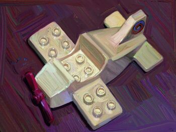 commentary highres lego no_humans object_focus original still_life toy toy_airplane twulfs