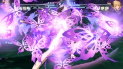 2girls 3d anila_(granblue_fantasy) animated blonde_hair blue_eyes breasts bug butterfly fighting granblue_fantasy granblue_fantasy_versus:_rising hair_over_one_eye highres horns insect multiple_girls narmaya_(granblue_fantasy) nipples nude nude_filter nude_mod outdoors pink_hair polearm sound spear sword tagme third-party_edit video weapon yellow_eyes