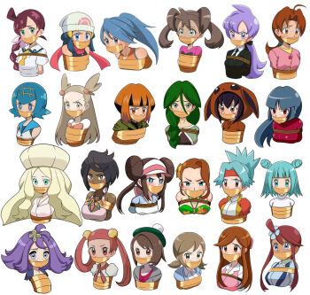Rule 34 | acerola (pokemon), anabel (pokemon), arms behind back, battle girl (pokemon), bdsm, bondage, bound, caitlin (pokemon), cheryl (pokemon), chloe (pokemon), collarbone, cosplay, dawn (pokemon), delia ketchum, eevee, eevee (cosplay), gag, gagged, gardenia (pokemon), gen 1 pokemon, gloria (pokemon), harusame zensen, highres, improvised gag, jasmine (pokemon), jovi (pokemon), lana (pokemon), lass (pokemon), lass (pokemon oras), mira (pokemon), nintendo, office worker (pokemon), olivia (pokemon), poke kid (pokemon), pokemon, pokemon (anime), pokemon (classic anime), pokemon bw, pokemon bw2, pokemon dppt, pokemon dppt (anime), pokemon frlg, pokemon hgss, pokemon journeys, pokemon oras, pokemon ranger (series), pokemon ranger 1, pokemon sm, pokemon swsh, pokemon xd, pokemon xy, rosa (pokemon), sabrina (pokemon), shauna (pokemon), skyla (pokemon), solana (pokemon), swimmer (pokemon), tape, tape bondage, tape gag