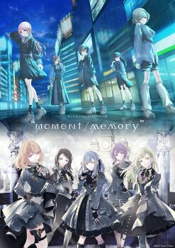 6+girls arm_up ave_mujica_(bang_dream!) bang_dream! bang_dream!_it&#039;s_mygo!!!!! black_boots black_hair black_pants black_ribbon black_shirt black_shorts black_skirt black_socks blonde_hair blue_eyes blue_shirt boots breasts brown_hair chihaya_anon closed_mouth commentary_request crosswalk dress fingerless_gloves gloves green_hair grey_dress grey_eyes grey_gloves grey_hair grey_shoes hair_ribbon heterochromia kaname_raana leg_warmers long_hair long_sleeves medium_hair misumi_uika multiple_girls mygo!!!!!_(bang_dream!) nagasaki_soyo official_art open_mouth pants pink_hair purple_eyes purple_hair ribbon shirt shoes short_hair shorts shuzuku skirt socks thigh_boots togawa_sakiko wakaba_mutsumi white_hair white_leg_warmers yahata_umiri yellow_eyes yuutenji_nyamu