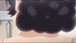 Rule 34 | 1girl, animated, black hair, from behind, highres, ikusei, looking back, sound, tagme, video, yellow eyes