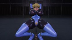 1girl 3d animated ankle_cuffs arm_cuffs ass ass_shake bare_shoulders bars black_bodysuit blender_(medium) blinking blonde_hair blue_boots blue_gloves blue_leotard blue_panties blue_skirt blue_thighhighs blush bodysuit boots bouncing_ass bouncing_breasts breastless_clothes breastless_leotard breasts breasts_out brown_eyes cameltoe card closed_eyes collar covered_erect_nipples covered_navel cuffs dancing elbow_gloves eyeliner female_focus fingerless_gloves gate gloves grey_collar heart heart_pasties high_heels highleg highleg_leotard highres huge_ass huge_breasts jiggle kneeling konami latex latex_bodysuit latex_gloves latex_legwear latex_leotard leotard lips long_hair lower_teeth_only makeup miniskirt music obelisk_blue_uniform panties partially_visible_vulva pasties pink_lips pole pole_dancing skirt smile solo sound spiked_collar spiked_cuffs spikes spread_legs squatting stripper_pole teeth tenjouin_asuka thick_thighs thighhighs thighs thong thong_leotard todiso tongue underwear upper_teeth_only vaginal very_long_hair video wide_hips wrist_cuffs yu-gi-oh! yu-gi-oh!_gx