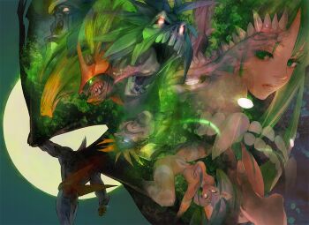 2girls 6+boys anakaris ancient_egyptian animal_ears animal_hands arthropod_girl bengus bigfoot_(mythology) bishamon_(darkstalkers) blonde_hair blue_hair blue_skin bolt_(hardware) cat_ears cat_girl cat_paws colored_skin commentary darkstalkers demitri_maximoff demon_girl duplicate english_commentary fang felicia_(darkstalkers) fish_boy jon_talbain long_tongue lord_raptor merfolk mermaid merman monster_boy monster_girl morrigan_aensland multiple_boys multiple_girls official_art pixel-perfect_duplicate rikuo_(darkstalkers) sasquatch_(darkstalkers) scene_reference simple_background teeth tongue tongue_out vampire victor_von_gerdenheim werewolf zombie