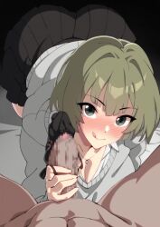 1boy 1girl 2025 akina-chan all_fours animated ass bent_over black_panties black_skirt blush breasts censored cleavage cum cum_in_clothes cum_in_panties cum_on_clothes cum_through cum_through_clothes cum_through_panties ejaculation ejaculation_under_clothes green_eyes grey_hair half-closed_eyes handjob handjob_with_panties hanging_breasts huge_ass large_breasts large_penis legs licking_lips looking_at_viewer mature_female naughty_face orgasm original panties panties_on_penis penis penis_under_another's_clothes pleated_skirt post_orgasm_torture pov seductive_gaze seductive_smile short_hair skirt smile sound source_request sweater tagme thick_thighs thighs tongue tongue_out umezawa_itte underwear video