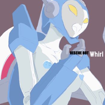 autobot breasts breasts_out grown_up grownup robot robot_girl simple_background transformers transformers:_rescue_bots transformers:_rescue_bots_academy upper_body whirl_(transformers)