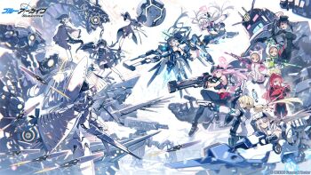 6+girls aris_(armed)_(blue_archive) aris_(blue_archive) avant_garde_(blue_archive) binah_(blue_archive) black_hair black_thighhighs blonde_hair blue_archive blue_eyes blue_necktie blue_streaks bodysuit chesed_(blue_archive) chokmah_(blue_archive) commentary_request copyright_name copyright_notice dual_wielding eimi_(armed)_(blue_archive) eimi_(blue_archive) ein_(blue_archive) formal_clothes full_body geburah_(blue_archive) gun hair_between_eyes halo hayakawa_harui headgear highleg highleg_leotard himari_(armed)_(blue_archive) himari_(blue_archive) hod_(blue_archive) holding holding_weapon kei_(blue_archive) kei_(new_body)_(blue_archive) kether_(blue_archive) leotard long_hair long_hair_between_eyes malkuth_(blue_archive) mecha_musume mechanical_legs mechanical_wings midori_(armed)_(blue_archive) midori_(blue_archive) midriff momoi_(armed)_(blue_archive) momoi_(blue_archive) multicolored_hair multicolored_leotard multiple_girls navel necktie official_alternate_costume official_art ohr_(blue_archive) pink_hair ponytail red_hair riding rio_(armed)_(blue_archive) rio_(blue_archive) robot second-party_source shoes short_hair siblings sof_(blue_archive) streaked_hair suit thighhighs tiphareth_(blue_archive) toki_(armed)_(blue_archive) toki_(blue_archive) twins twintails weapon white_hair wings yesod_(blue_archive) yuzu_(armed)_(blue_archive) yuzu_(blue_archive)