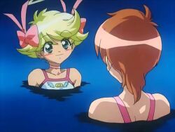 1990s_(style) 6+girls air_bubble angel angel_wings animated anime_screenshot asphyxiation barefoot bikini blowing_bubbles blush breasts bubble cleavage competition_school_swimsuit competition_swimsuit drowning highres large_breasts medium_breasts multiple_girls noelle_(tenshi_ni_narumon) one-piece_swimsuit partially_submerged pool pool_ladder retro_artstyle school_swimsuit submerged suzuhara_natsumi swimming swimsuit tagme tenshi_ni_narumon underwater video water wings