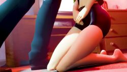 1boy 1girl 3d adachi_tooru amateurthrowaway animated audible_internal_cumshot audible_ejaculation audible_speech barefoot bed bed_sheet bike_shorts blackmail bottomless bouncing_breasts breasts brown_hair cheating_(relationship) clothed_sex constricted_pupils cum cum_in_pussy cum_on_body cum_string ejaculation facial forced hetero huge_penis instant_loss jacket kneeling large_penis looking_at_penis lying mating_press medium_breasts mind_break missionary miyukiva netorare official_style on_back on_bed penis penis_awe penis_on_face penis_over_eyes persona persona_4 pillow rape rough_sex satonaka_chie sex short_hair skinny sound surprised tagme testicles tohru_adachi tomboy v video