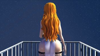 animated ass breasts huge_ass huge_breasts mr.russo music nami_(one_piece) nico_robin one_piece perona tagme video